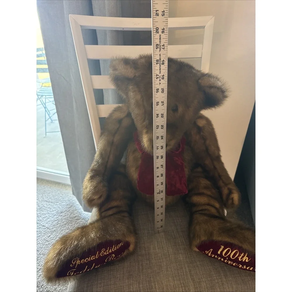 Dan Dee Collectors Choice 100th Anniversary Special Ed 2002 Teddy Bear Plush 30" - Picture 8 of 14